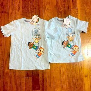 Set of 2 Cocomelon t shirts (2t & 4t) NWT